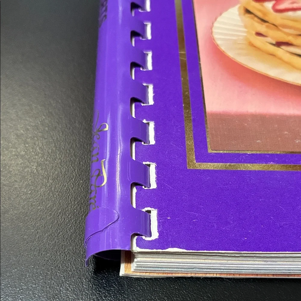Vintage Company’s coming Desserts Cookbook by Jean Paré - Purple Cover